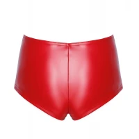 Шорти Noir Handmade F356 Red powerwetlook shorts - XL — Переглянути зображення 7