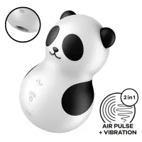 Вакуумний стимулятор з вібрацією Satisfyer Pocket Panda, 12 режимів вібрації, 11 рівнів вакууму — Переглянути зображення 1
