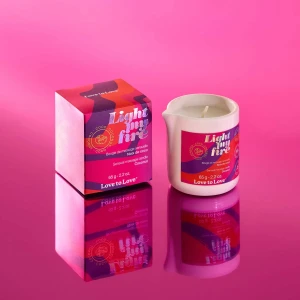 Масажна свічка Love To Love LIGHT MY FIRE Coconut (65 мл)