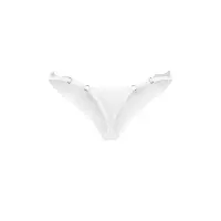 Трусики-стрінги з мереживом Obsessive Arrowel White crotchless thong 2XL/3XL — Просмотреть изображение 2
