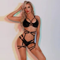 Комплект жіночої еротичної білизни JSY 5962 One Size — Просмотреть изображение 5