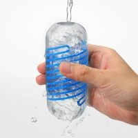 Мастурбатор Tenga Spinner DX 02 Bumps, з пружною стимулювальною спіраллю всередині, середній вплив — Переглянути зображення 4