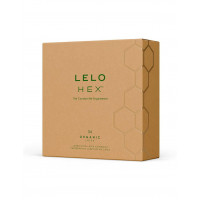 Презервативы LELO HEX Condoms Organic 36 Pack, тонкие и суперпрочные
