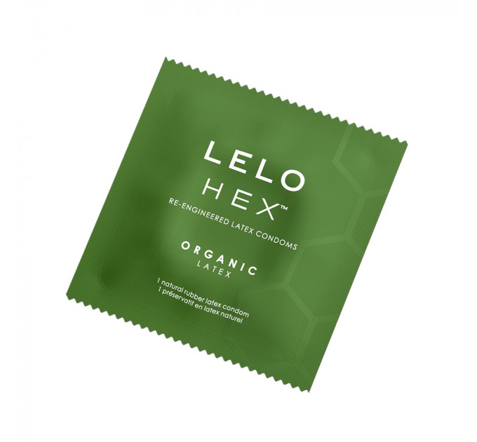 Презервативи LELO HEX Condoms Organic 36 Pack, тонкі та суперміцні