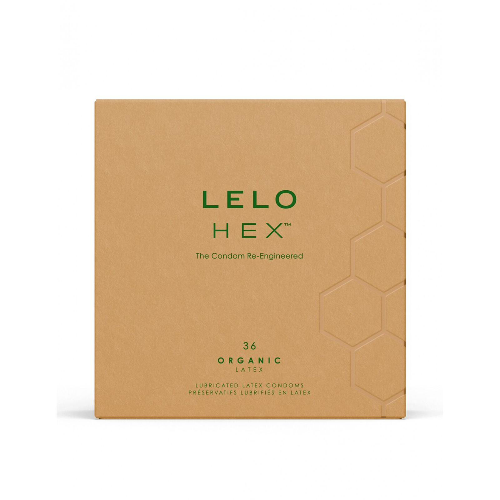 Презервативи LELO HEX Condoms Organic 36 Pack, тонкі та суперміцні