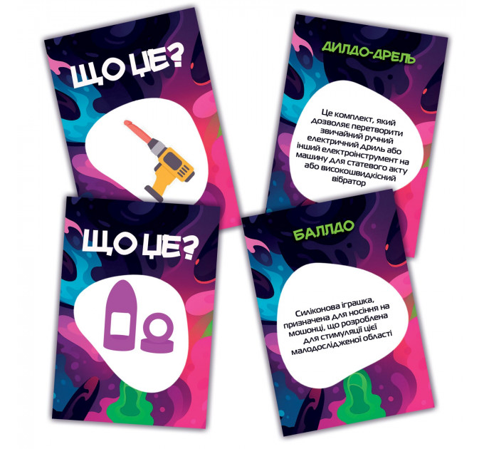 Гра для дорослих «Що це?» 18+ (UA)