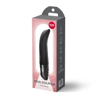 Вібратор для точки G Fun Factory Diva Dolphin Black, 10 режимів роботи, на батарейках — Переглянути зображення 8