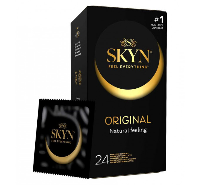 Безлатексні преміум-презервативи SKYN Original 24 шт