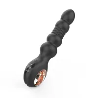 Анальний вібратор з пульсацією Loviss Thor Thrusting Anal Plug, 2 мотори — Просмотреть изображение 1