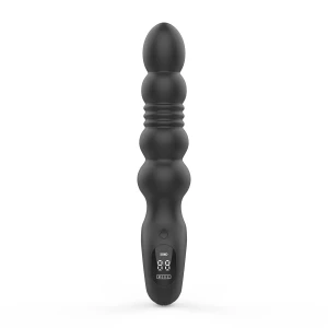Анальний вібратор з пульсацією Loviss Thor Thrusting Anal Plug, 2 мотори