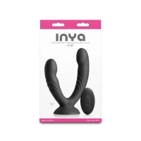 Подвійний ділдо з вібрацією NS Novelties INYA - Duet - Black — Просмотреть изображение 4