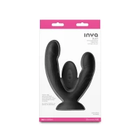 Подвійний ділдо з вібрацією NS Novelties INYA - Duet - Black — Просмотреть изображение 6