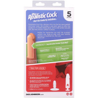 Фаллоимитатор Doc Johnson The Realistic Cock ULTRASKYN - 5 Inch Chocolate — Просмотреть изображение 11