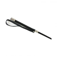 Стек Liebe Seele Flower Rhythm - Black and Red Leather Flowers Riding Crop