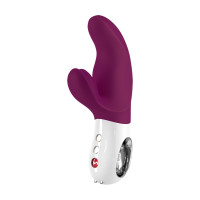 Вібратор-кролик Fun Factory MISS BI grape/white (м'яте паковання!!!) — Переглянути зображення 5