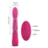 Вібратор Dorcel Furious Rabbit з обертанням і зворотно-поступальними рухами головки, вібрація — Переглянути зображення 3