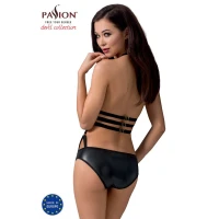 Боді монокіні під латекс Passion Exclusive LAMIS BODY S/M, black — Переглянути зображення 2