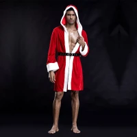 Чоловічий еротичний костюм &quot;Звабливий Санта&quot; One Size Red — Переглянути зображення 1