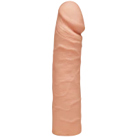 Фалоімітатор подвійний Doc Johnson The D - Double D - 16 Inch - ULTRASKYN, діаметр 4,4 см, Vack-U-Lo — Переглянути зображення 2