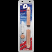 Фаллоимитатор двойной Doc Johnson The D - Double D - 16 Inch - ULTRASKYN, диаметр 4,4см, Vack-U-Lock