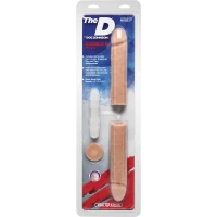 Фалоімітатор подвійний Doc Johnson The D - Double D - 16 Inch - ULTRASKYN, діаметр 4,4 см, Vack-U-Lo — Переглянути зображення 5