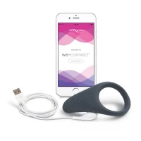 Смарт-віброкільце під одяг VERGE BY WE-VIBE SLATE, охоплює пеніс та мошонку, 10 режимів — Переглянути зображення 1