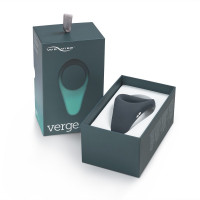 Смарт-віброкільце під одяг VERGE BY WE-VIBE SLATE, охоплює пеніс та мошонку, 10 режимів — Просмотреть изображение 12