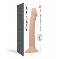 Насадка для страпона Strap-On-Me Dual Density Dildo Flesh M, диаметр 3,3см, двухслойная, гибкая Насадка для страпона Strap-On-Me Dual Density Dildo Flesh M, диаметр 3,3см, двухслойная, гибкая