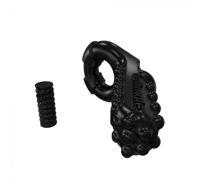 Ерекційне віброкільце Bathmate Vibe Ring Tickle з великим стимулятором клітора або яєчок