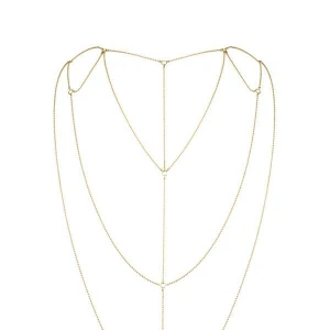 Ланцюжок для спини Bijoux Indiscrets Magnifique Back and Cleavage Chain - Gold, прикраса для тіла