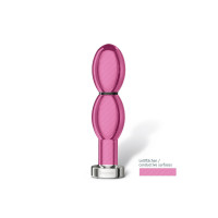 Металеве ділдо 2-в-1 Mystim O(h!)-thello для електростимулятора, діаметр 3,5 см, анальна пробка