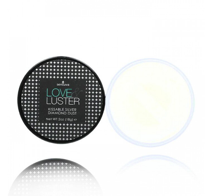 Мерехтлива пудра для тіла Sensuva — Love & Luster Kissable Diamond Dust (19 г) їстівна, без цукру