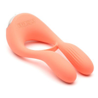 Вибратор для пар KISTOY Martin Orange, два мотора, крепление на член, диаметр 32мм — Просмотреть изображение 7