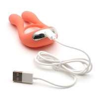 Вибратор для пар KISTOY Martin Orange, два мотора, крепление на член, диаметр 32мм — Просмотреть изображение 9