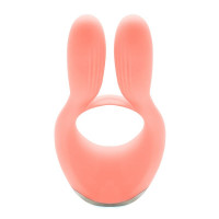 Вибратор для пар KISTOY Martin Orange, два мотора, крепление на член, диаметр 32мм