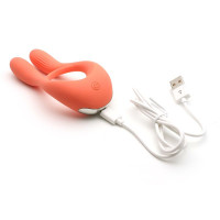 Вибратор для пар KISTOY Martin Orange, два мотора, крепление на член, диаметр 32мм — Просмотреть изображение 10