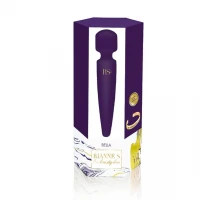 Вібромасажер Rianne S: Bella Mini Wand Purple, 10 режимів, медичний силікон, подарункове паковання — Просмотреть изображение 5