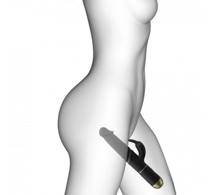 Вібратор Dorcel Furious Rabbit 2.0 зі зворотно-поступальними рухами головки, перезаряджуваний