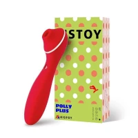 Вакуумний вібратор KISTOY Polly Plus Red — Просмотреть изображение 4