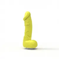 Мило у формі пеніса Pure Bliss BIG Yellow, крафтове мило-член, натуральне — Просмотреть изображение 1