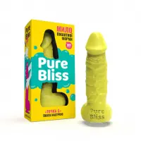 Мило у формі пеніса Pure Bliss BIG Yellow, крафтове мило-член, натуральне — Просмотреть изображение 2