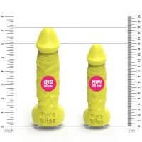 Мило у формі пеніса Pure Bliss BIG Yellow, крафтове мило-член, натуральне — Просмотреть изображение 5