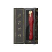 Смартвібратор-пульсатор Zalo — King Wine Red, кристал Swarovski — Переглянути зображення 11