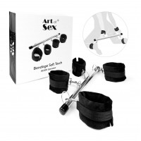 Колодка-розпірка для рук та ніг Art of Sex – Bondage Soft Touch BDSM Spreader, чорний