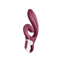 Вібратор-кролик Satisfyer Love Me Red, гнучкий, відросток з потрійним кінчиком — Переглянути зображення 2