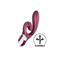 Вібратор-кролик Satisfyer Love Me Red, гнучкий, відросток з потрійним кінчиком — Переглянути зображення 1
