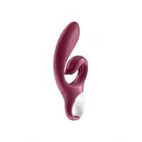 Вібратор-кролик Satisfyer Love Me Red, гнучкий, відросток з потрійним кінчиком — Переглянути зображення 6