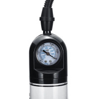 Вакуумна помпа Men Powerup зі стрілковим манометром і ручною «грушею»
