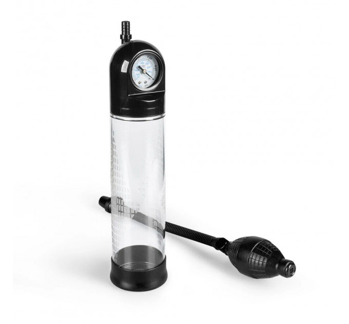 Вакуумна помпа Men Powerup зі стрілковим манометром і ручною «грушею»