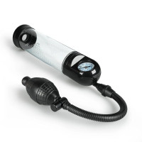 Вакуумна помпа Men Powerup зі стрілковим манометром і ручною «грушею»